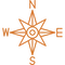 icono de brújula
