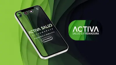 Captura del sitio web para la Clínica Activa Salud en Badajoz
